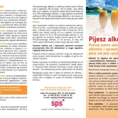 Dwa kolorowe drinki z parasolkami i owocami. Obok tekst: "Pijesz alkohol? Poznaj wzory spożywania alkoholu i sprawdź czy Twoje picie nie jest ryzykowne.